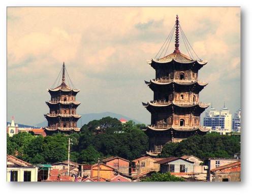 Kaiyuan Temple Twin Pagodas - Architecture