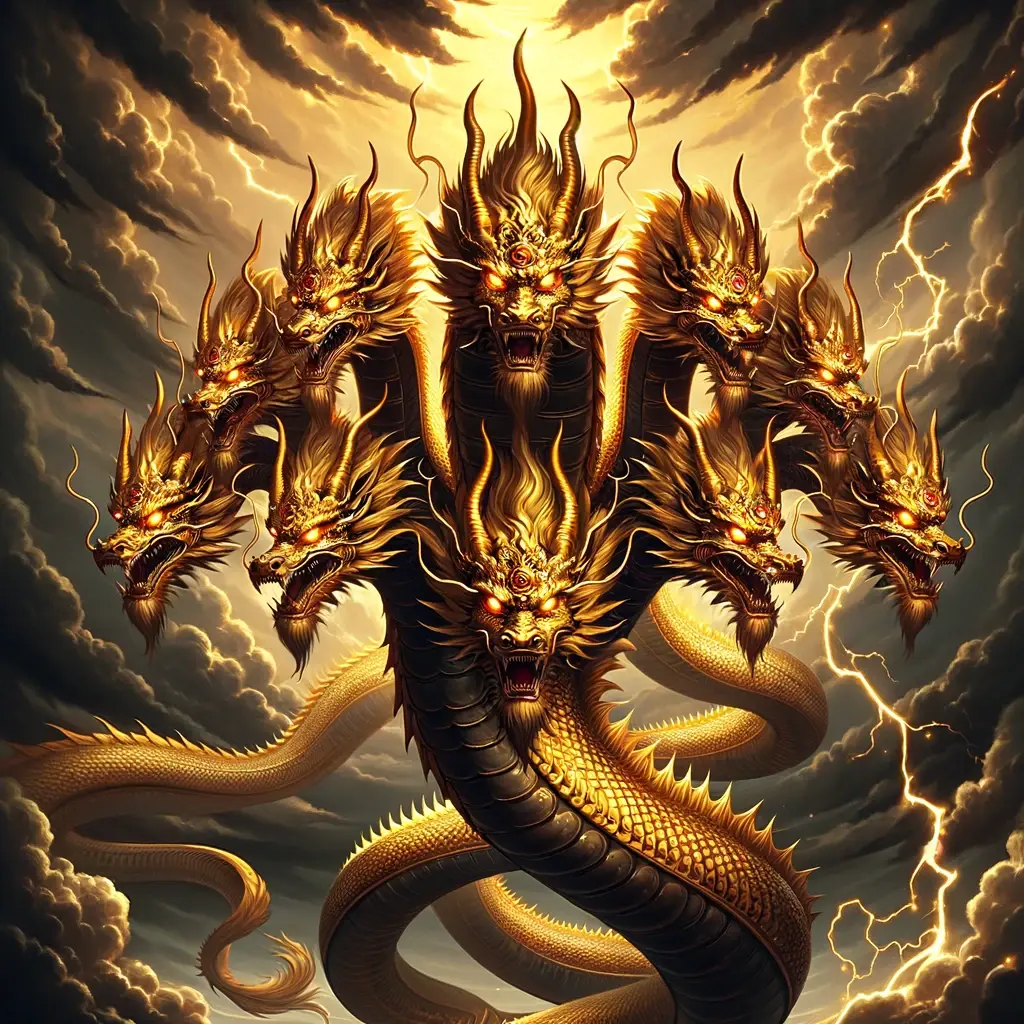 Nine-Headed dragon in Black Myth: Wukong